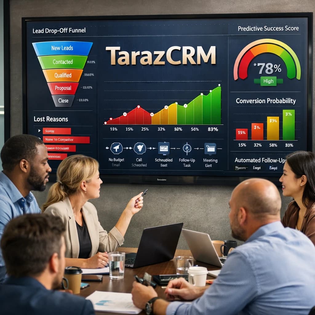 مدیریت سرنخ در CRM بهصورت فرآیندمحور با TarazCRM