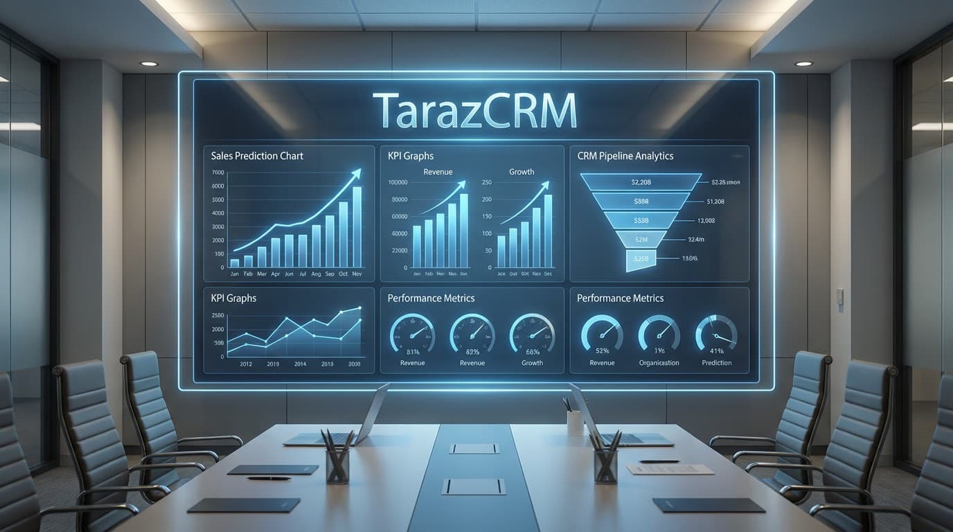 داشبورد کمپینهای بازاریابی هوشمند و اتوماسیون پاسخدهی در TarazCRM