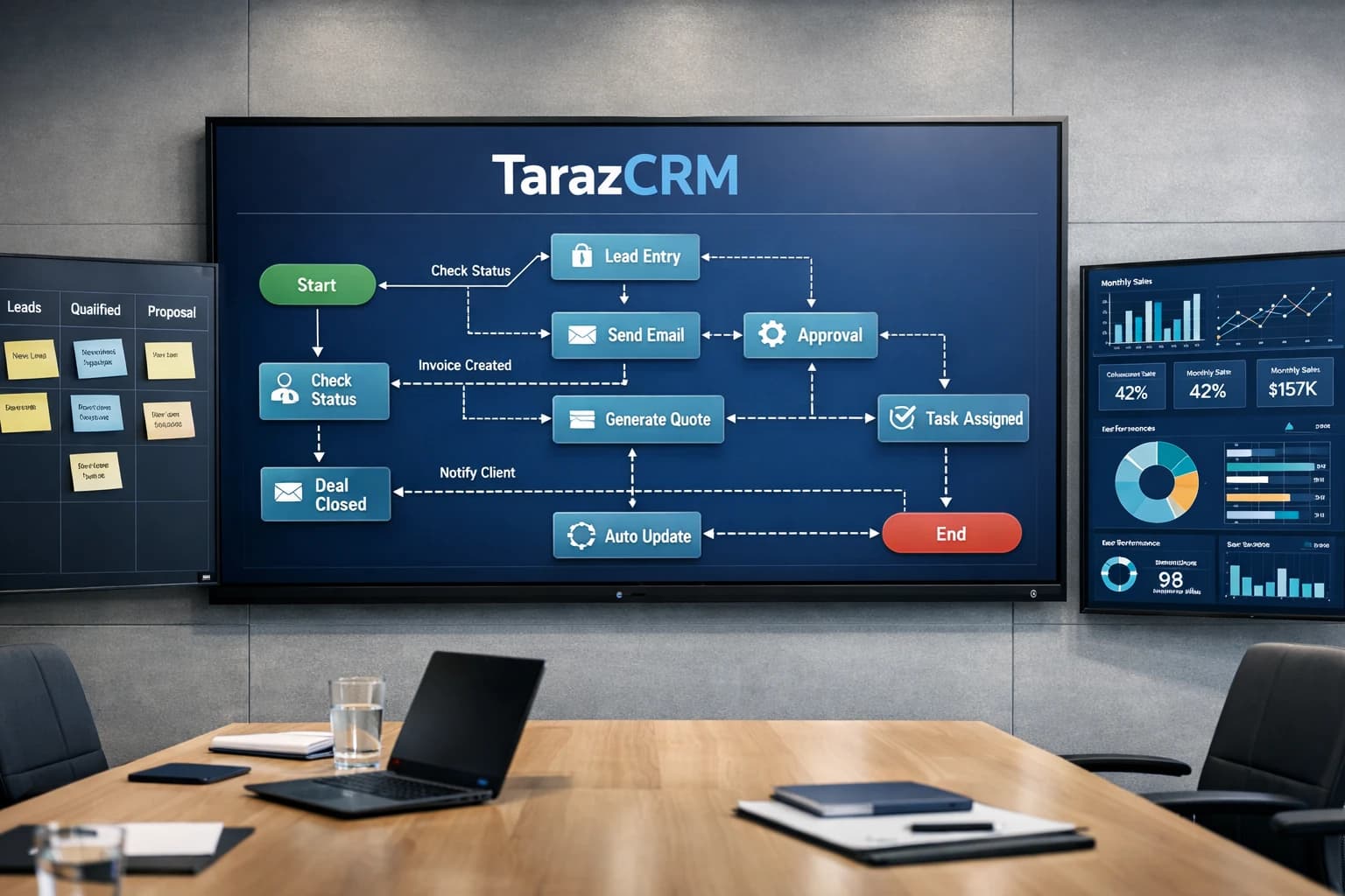 سیستم BPMS در CRM برای اتوماسیون فرآیند فروش و مدیریت سرنخها